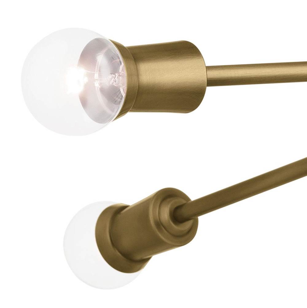 Kichler Lighting 52537NBR Natural Brass Armstrong 63'' 16 Light Chandelier In Natural Brass Image 3