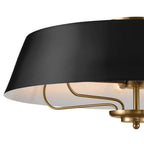 Kichler Lighting 52543BK Black Pendant/semi Flush 4lt Image 2