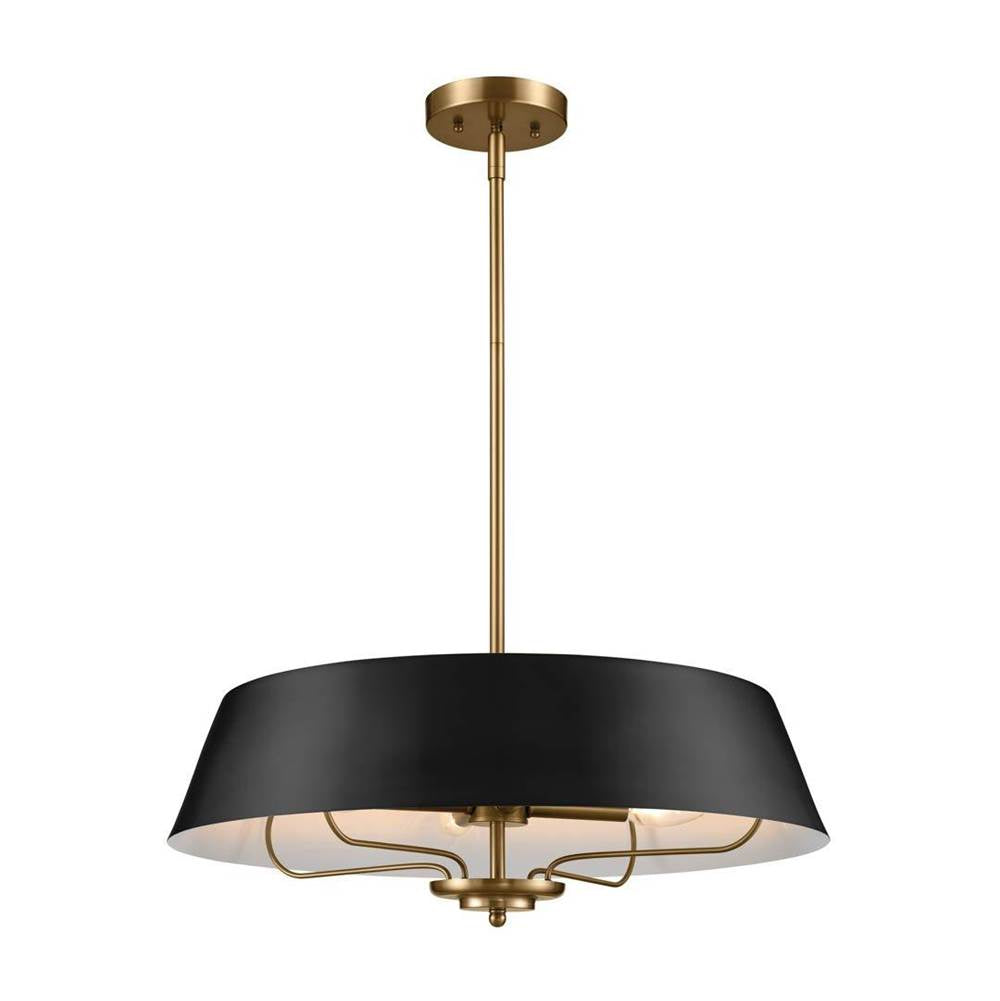 Kichler Lighting 52543BK Black Pendant/semi Flush 4lt Image 1