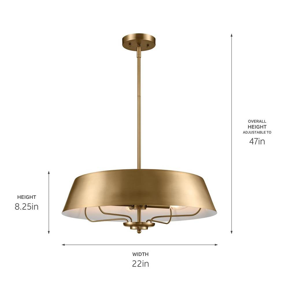 Kichler Lighting Luella Pendant/semi Flush 4lt