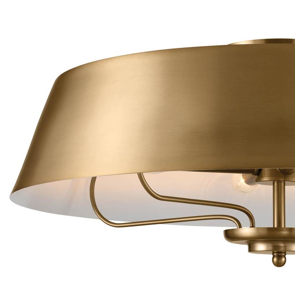Kichler Lighting 52543BNB Brushed Natural Brass Pendant/semi Flush 4lt Image 2