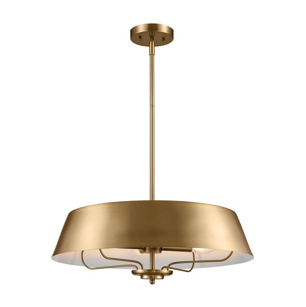 Kichler Lighting 52543BNB Brushed Natural Brass Pendant/semi Flush 4lt Image 1