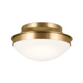 Kichler Lighting 52544BNB Brushed Natural Brass Flush Mount 2lt Image 1