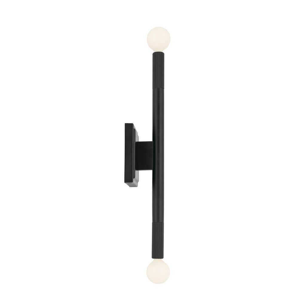 Kichler Lighting 52556BK Black Wall Sconce 2lt Image 2
