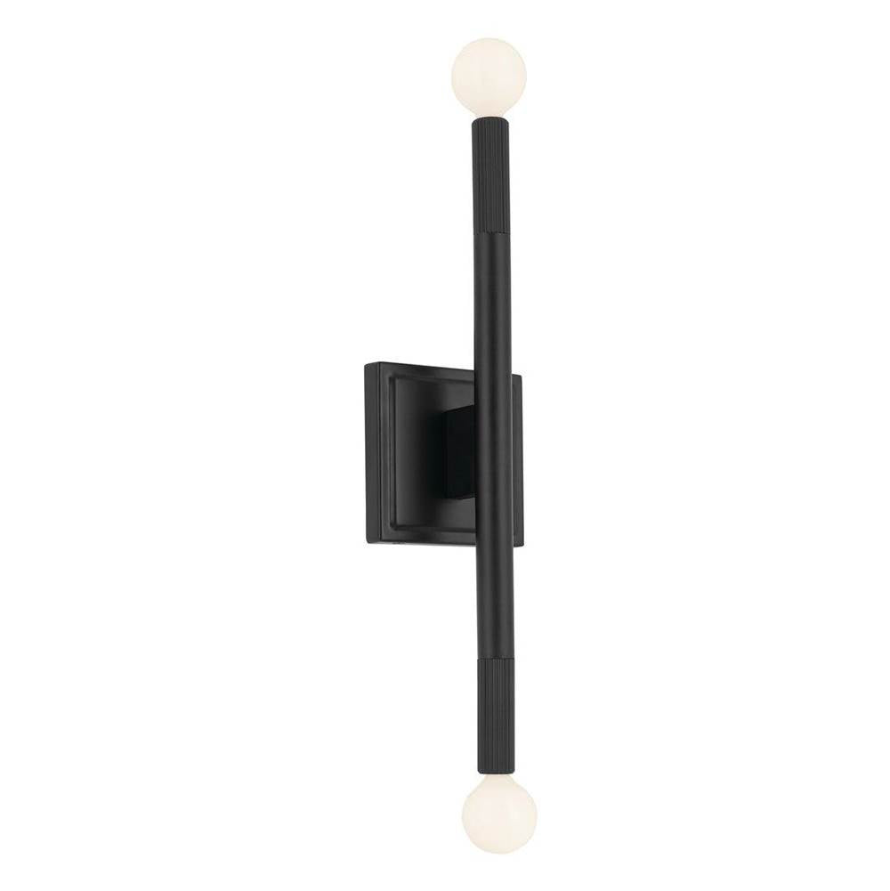 Kichler Lighting 52556BK Black Wall Sconce 2lt Image 1