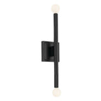 Kichler Lighting 52556BK Black Wall Sconce 2lt Image 1