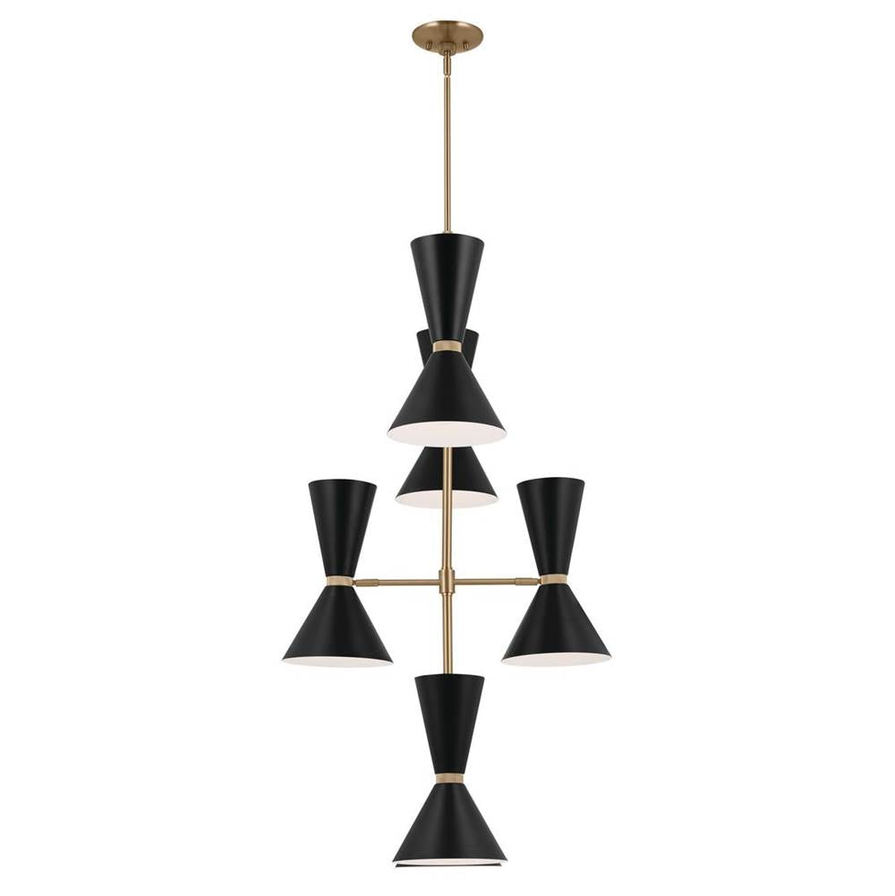 Kichler Lighting 52568CPZBK Champagne Bronze Foyer Chandelier 12lt Image 2
