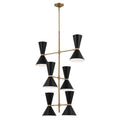 Kichler Lighting 52568CPZBK Champagne Bronze Foyer Chandelier 12lt Image 1