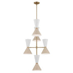 Kichler Lighting 52568CPZGRG Champagne Bronze Foyer Chandelier 12lt Image 2