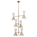 Kichler Lighting 52568CPZGRG Champagne Bronze Foyer Chandelier 12lt Image 1