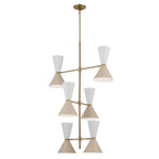 Kichler Lighting 52568CPZGRG Champagne Bronze Foyer Chandelier 12lt Image 1