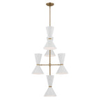 Kichler Lighting 52568CPZWH Champagne Bronze Foyer Chandelier 12lt Image 2