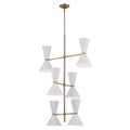Kichler Lighting 52568CPZWH Champagne Bronze Foyer Chandelier 12lt Image 1