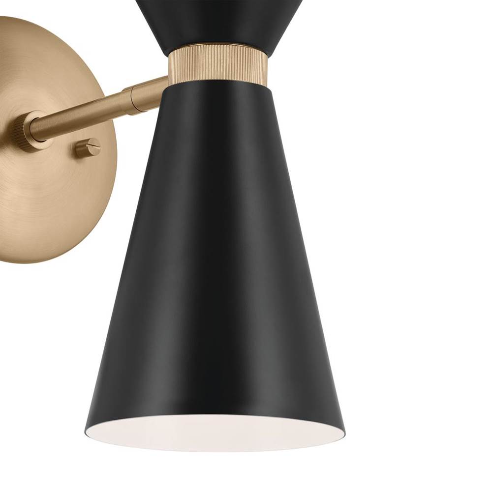 Kichler Lighting 52570CPZBK Champagne Bronze Wall Sconce 2lt Image 3