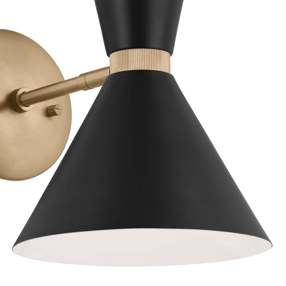 Kichler Lighting 52570CPZBK Champagne Bronze Wall Sconce 2lt Image 4