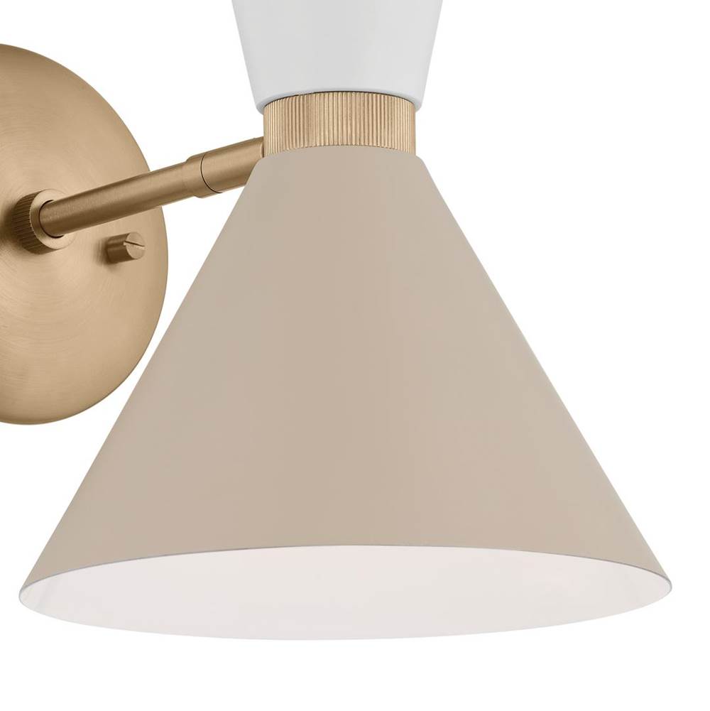 Kichler Lighting 52570CPZGRG Champagne Bronze Wall Sconce 2lt Image 3