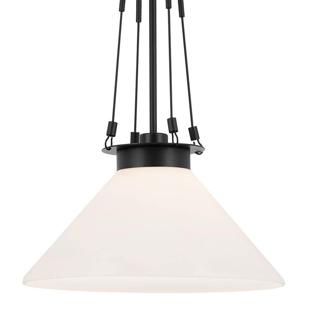 Kichler Lighting 52581BK Black Pendant 1lt Image 4