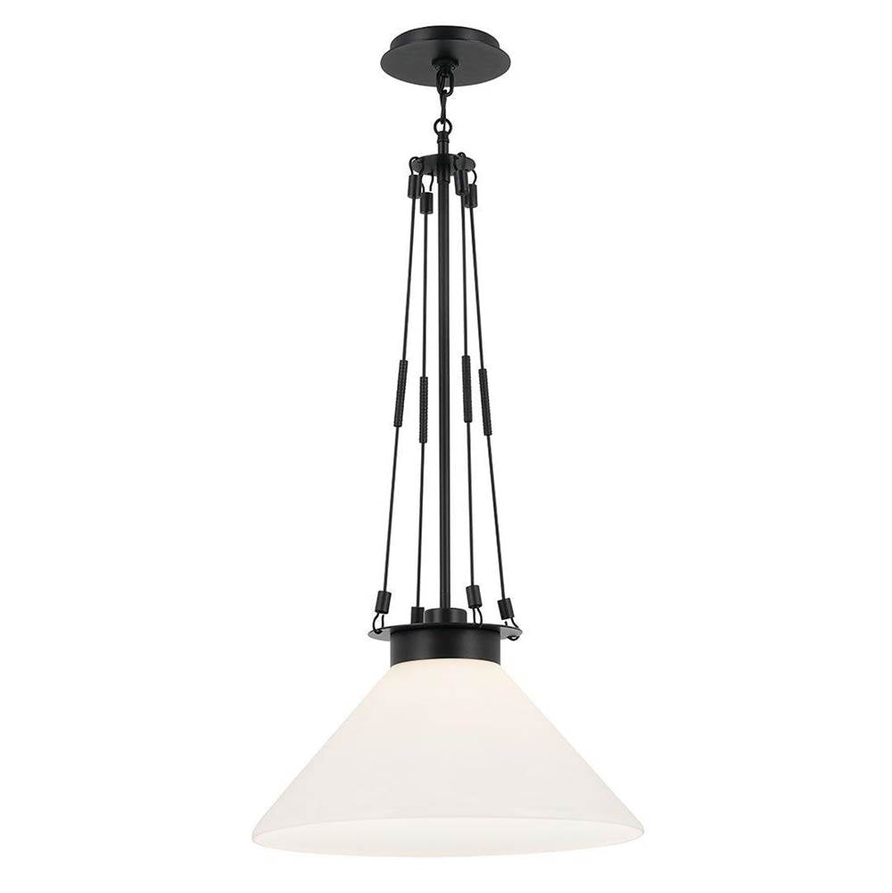 Kichler Lighting 52581BK Black Pendant 1lt Image 1