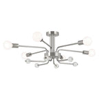 Kichler Lighting 52602PN Polished Nickel Semi Flush 6lt Image 2
