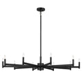 Kichler Lighting 52613BK Black Erzo 48'' 10 Light Chandelier In Black Image 1