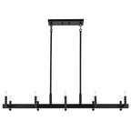 Kichler Lighting 52614BK Black Erzo 50'' 10 Light Linear Chandelier In Black Image 2