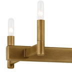 Kichler Lighting Erzo 50'' 10 Light Linear Chandelier In Black