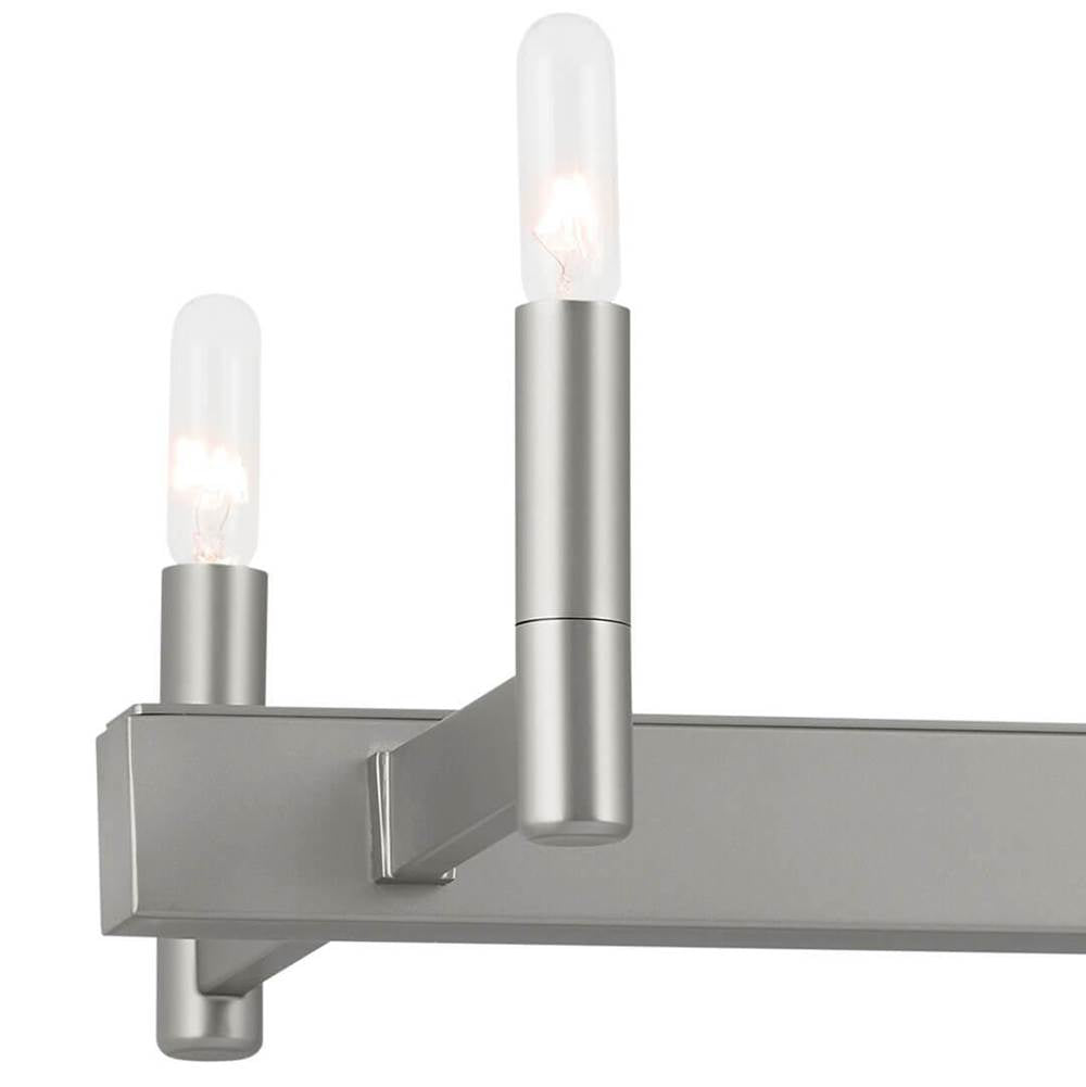 Kichler Lighting Erzo 50'' 10 Light Linear Chandelier In Black