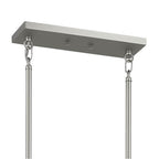 Kichler Lighting 52614SN Satin Nickel Erzo 50'' 10 Light Linear Chandelier In Satin Nickel Image 2