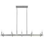 Kichler Lighting 52614SN Satin Nickel Erzo 50'' 10 Light Linear Chandelier In Satin Nickel Image 3