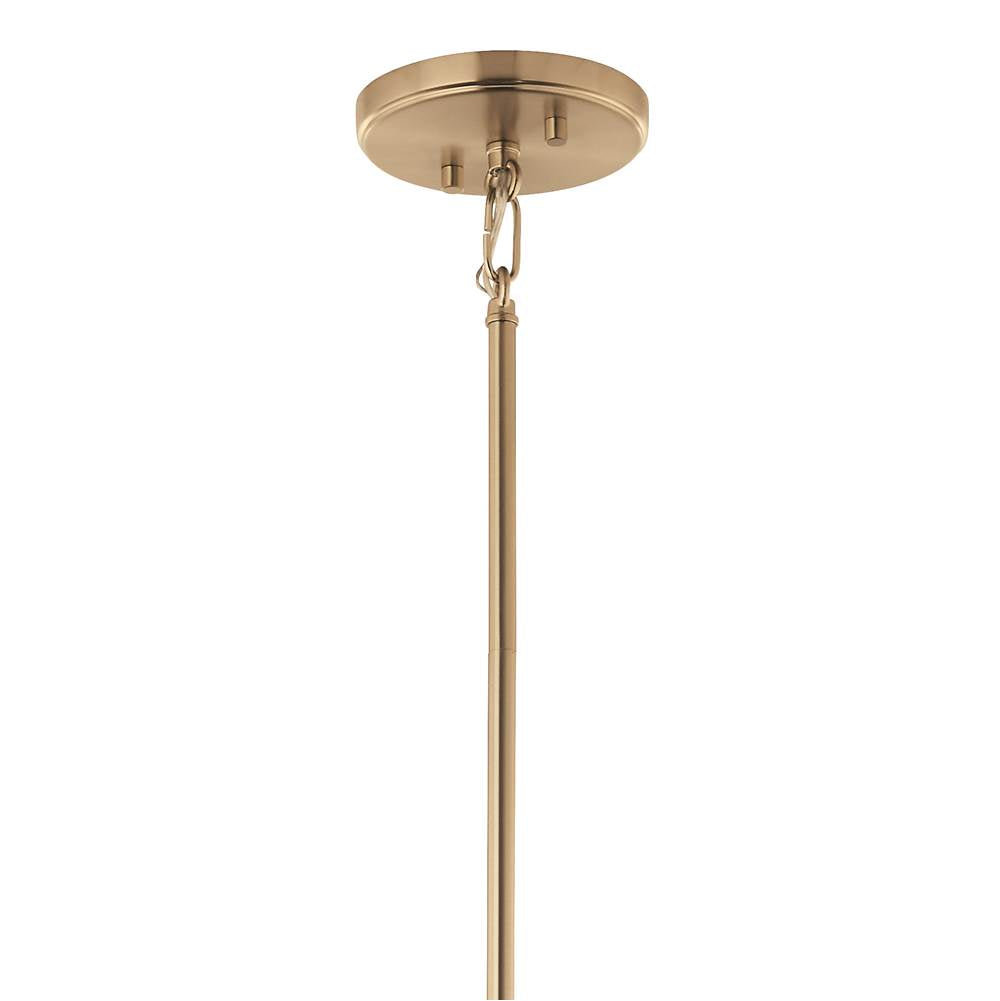 Kichler Lighting Eisley 30 Inch 4 Light Foyer Pendant In Champagne Bronze And Black