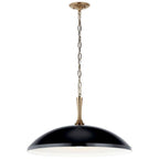 Kichler Lighting 52637BK Black Pendant 1lt Image 1