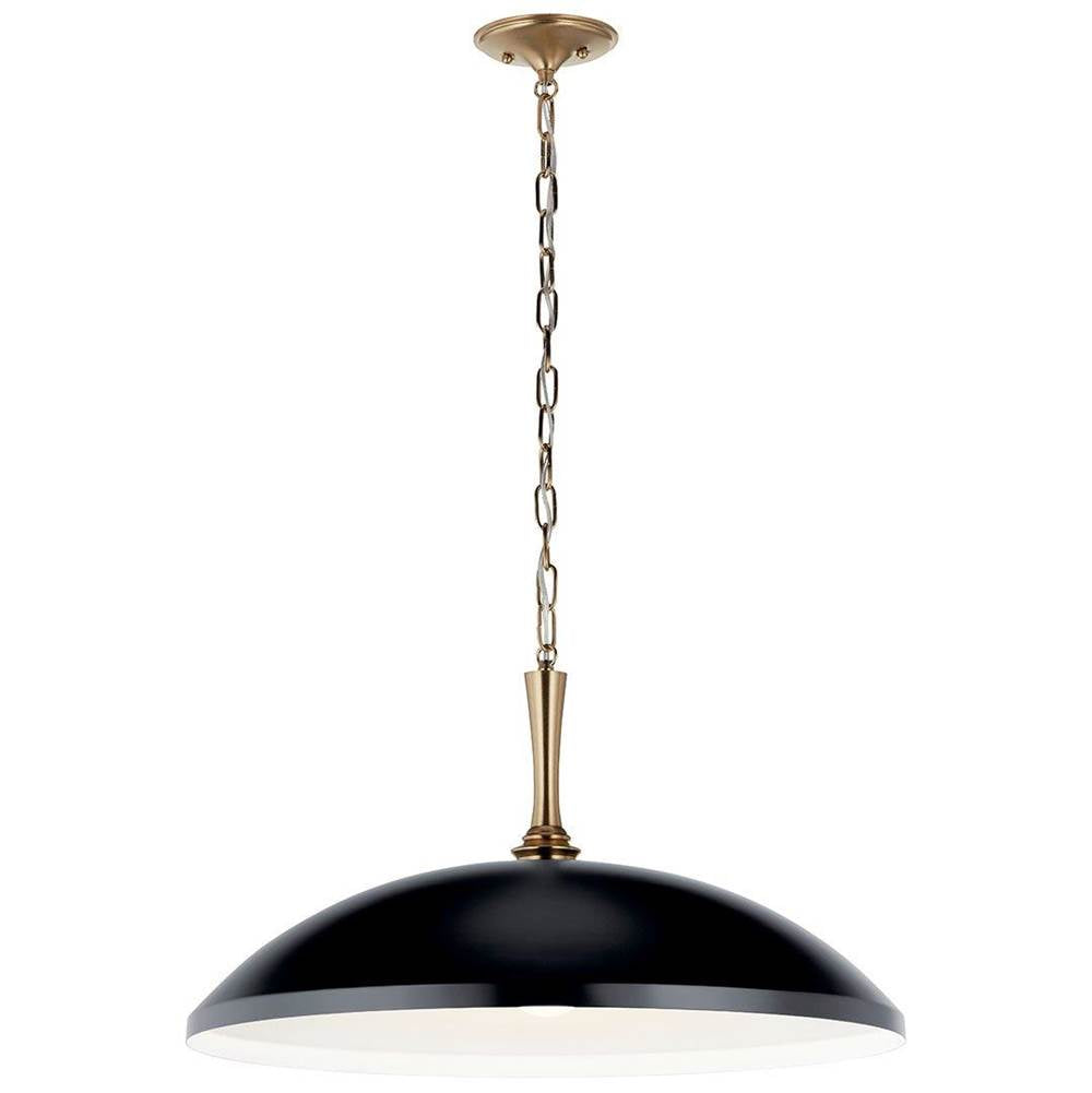 Kichler Lighting 52637BK Black Pendant 1lt Image 1