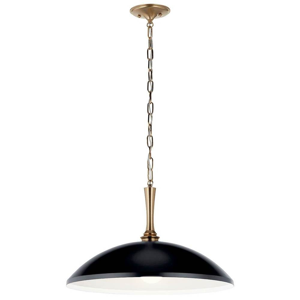 Kichler Lighting 52638BK Black Pendant 1lt Image 1