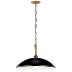 Kichler Lighting 52638BK Black Pendant 1lt Image 1