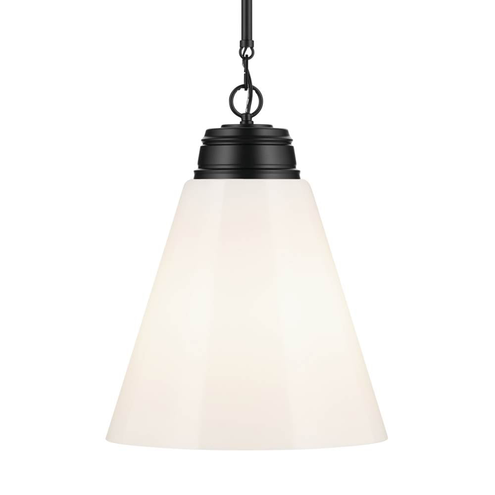 Kichler Lighting 52662BK Black Pendant Large 1lt Image 3