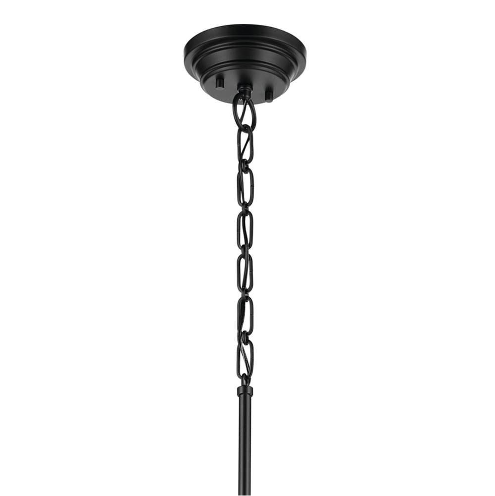 Kichler Lighting 52662BKCLR Black Pendant Large 1lt Image 4