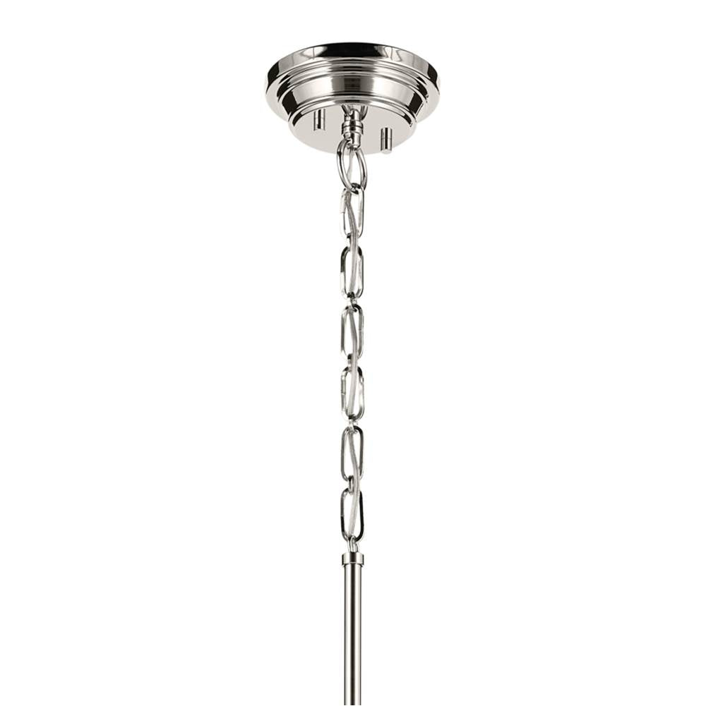 Kichler Lighting 52662PNCLR Polished Nickel Pendant Large 1lt Image 4