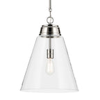 Kichler Lighting 52662PNCLR Polished Nickel Pendant Large 1lt Image 3