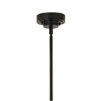 Kichler Lighting Sycara 48.5 Inch 8 Light Led Chandelier With Faceted Crystal In Black