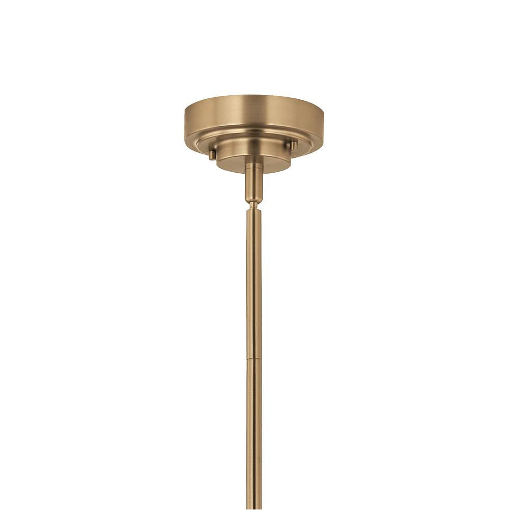 Kichler Lighting Sycara 48.5 Inch 8 Light Led Chandelier With Faceted Crystal In Champagne Bronze