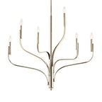 Kichler Lighting 52673PN Polished Nickel Livadia 36.25 Inch 6 Light Chandelier In Polished Nickel Image 1
