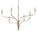 Kichler Lighting 52674CPZ Champagne Bronze Livadia 47.25 Inch 6 Light Chandelier In Champagne Bronze Image 1