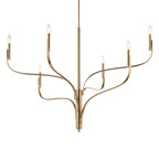 Kichler Lighting 52674CPZ Champagne Bronze Livadia 47.25 Inch 6 Light Chandelier In Champagne Bronze Image 1