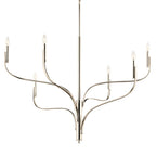 Kichler Lighting 52674PN Polished Nickel Livadia 47.25 Inch 6 Light Chandelier In Polished Nickel Image 1