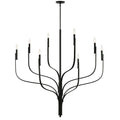 Kichler Lighting 52675BK Black Livadia 47.75 Inch 8 Light Chandelier In Black Image 1