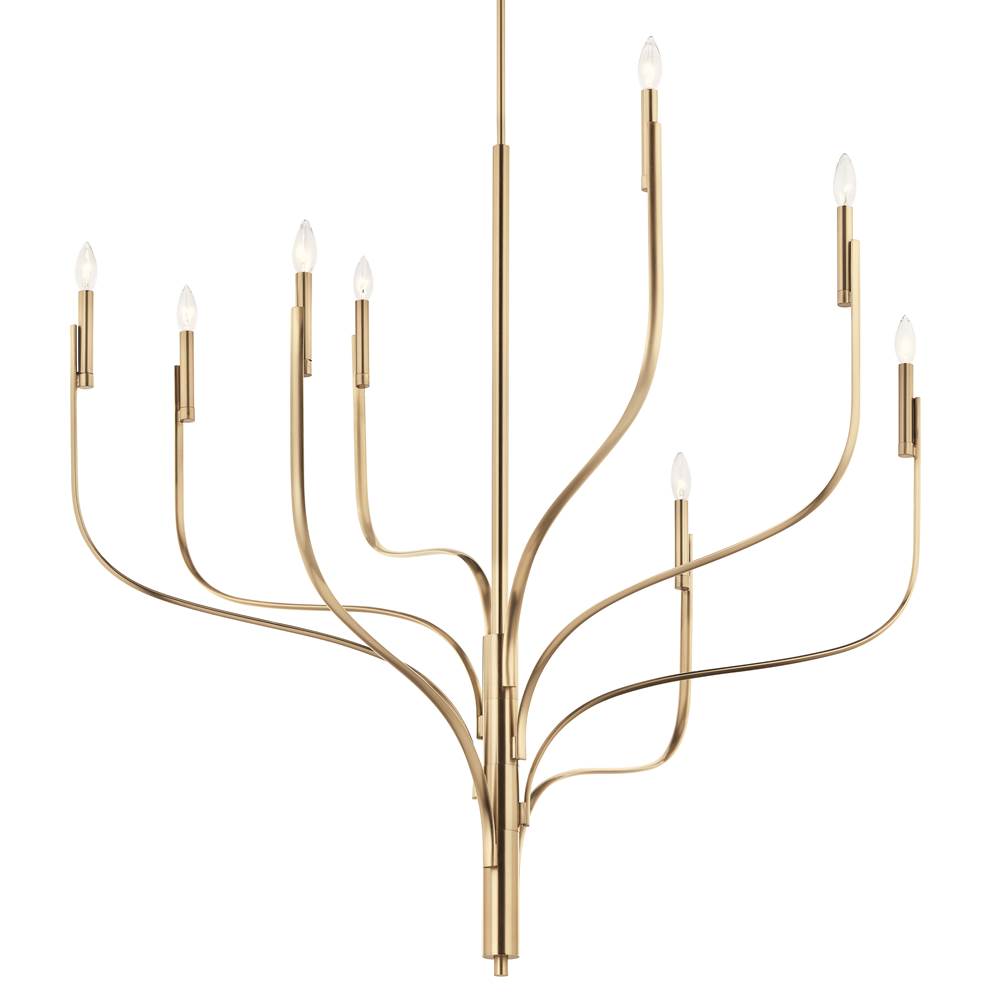 Kichler Lighting Livadia 47.75 Inch 8 Light Chandelier In Champagne Bronze