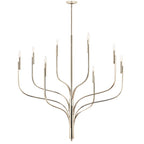 Kichler Lighting 52675PN Polished Nickel Livadia 47.75 Inch 8 Light Chandelier In Polished Nickel Image 1