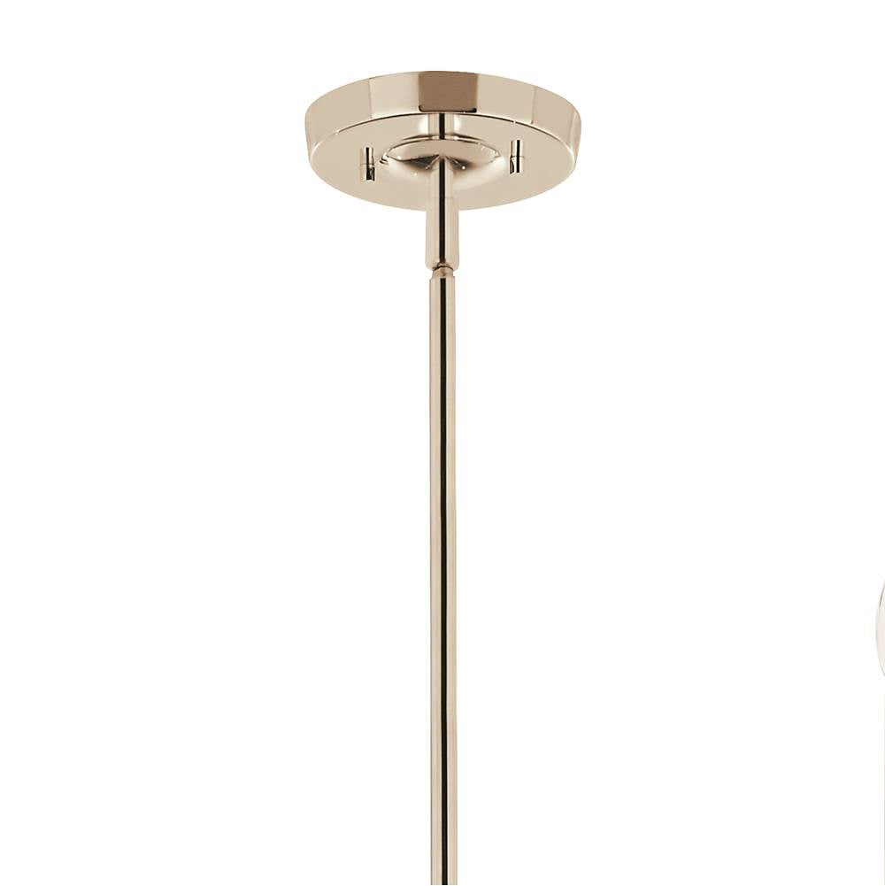 Kichler Lighting 52675PN Polished Nickel Livadia 47.75 Inch 8 Light Chandelier In Polished Nickel Image 4