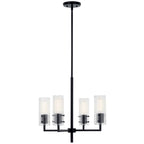 Kichler Lighting Velestino 20.5'' 4-light Chandelier In Black