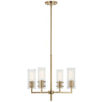 Kichler Lighting Velestino 20.5'' 4-light Chandelier In Black